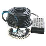 Hot Wires HWSNK244100 In-Line Audio Series Stage Snake Box -24x4 100ft