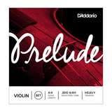 D'Addario Prelude Violin String Set, 4/4 Scale, Heavy Tension