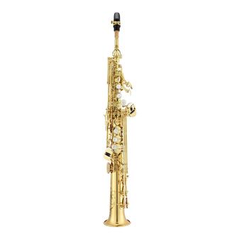 Jupiter JSS1100Q Soprano Saxophone 1100 Series Gold, Backpack Case
