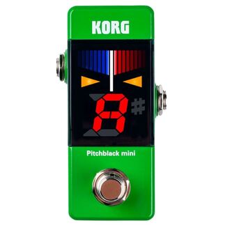 Korg Pitchblack Mini Floor Tuner Green