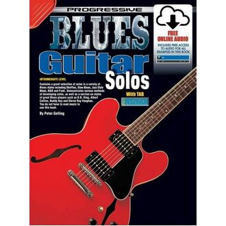 Progressive Blues Guitar Solos Book/Online Audio