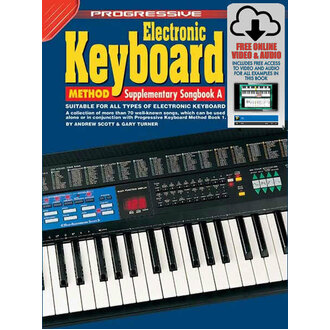 Progressive Electric Keyboard Method Supplementary Songbook A Book/Online Media