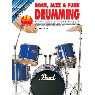 Progressive Rock Jazz & Funk Drumming Bk/Cd
