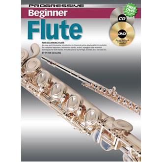 Progressive Beginner Flute Bk/Cd/Dvd