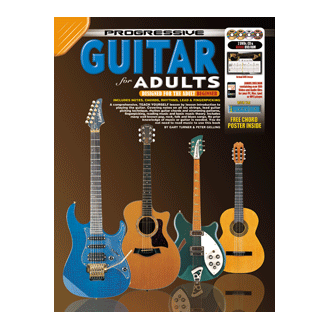 Progressive Guitar For Adults Bk/Dvd/Cd11804