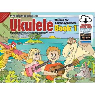 Progressive Ukulele Method For The Young Beginner Book/Online Video & Audio