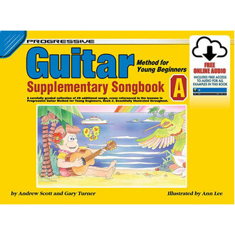Progressive Guitar Method Young Beginners Supplementary Songbook A Bk/Online Audio