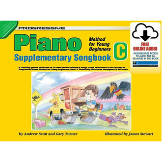 Progressive Piano Method Young Beginners Supplementary Songbook C Book/Online Audio