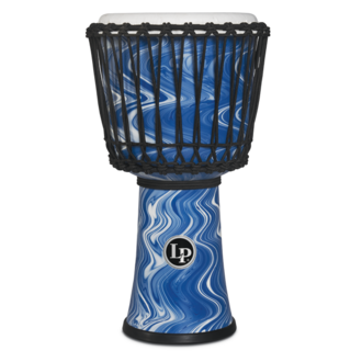 LP 10 inch Rope Djembe Blue Marble