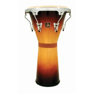 LP 12.5 Wood Djembe Chrome in Sunburst LPA630-VSB Drum