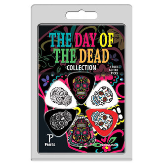 Perris LPPP04 6-Pack "The Day Of The Dead" Licensed Guitar Pick Packs