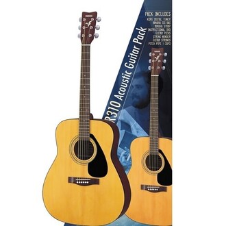 Yamaha Gigmaker F310 Steel String Acoustic Guitar Pack In Bag