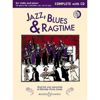Jazz, Blues & Ragtime Violin/Piano Bk/CD (new Edition)