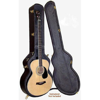 MBT Wooden Acoustic Bass Guitar Case Black