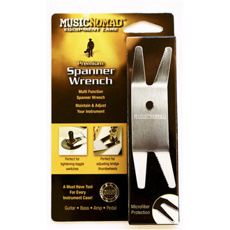 Music Nomad MN224 Premium Spanner Wrench w/Microfiber Suede Backing