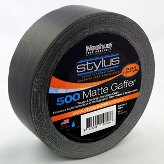 Nashua 500 Matte Black Gaffer Tape