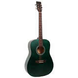 Odessa ODG4111GR Acoustic Guitar In Green Semi-Matte
