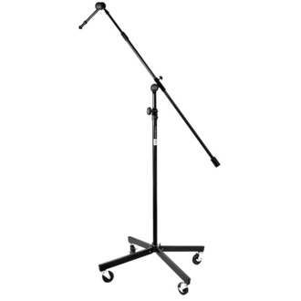 On Stage Ossb96 Studio Boom Mic Stand With Wheels