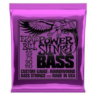 Ernie Ball 2831 Power Slinky Bass Guitar 4-String Set Light 50-110