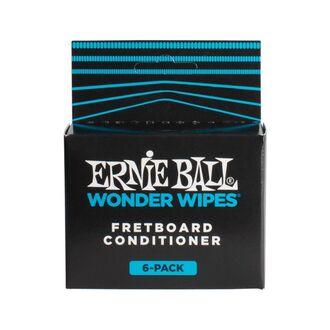 Ernie Ball 4276 Wonder Wipes Fretboard Conditioner 6 Pack