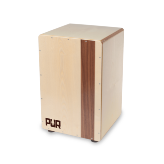 Pur Cajon Compact QS Nut (White) with Back pack