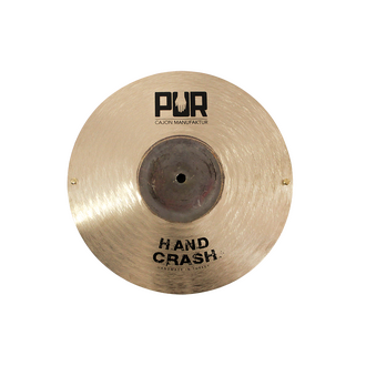 Pur Hand Crash Cymbal 12 Inch 2 Rivets B20 Bronze