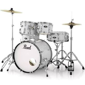 Pearl Roadshow Junior 5-Pcs Drum Kit - Pure White
