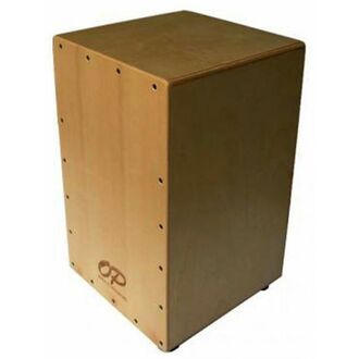 Opus Percussion Wooden Cajon Birch w/Deluxe Carry Bag