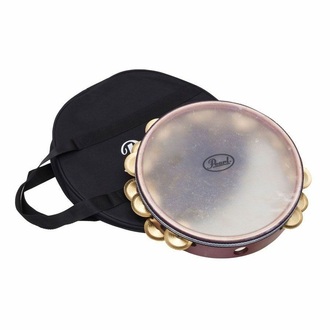 Pearl PETM-1017 Tambourine  Symphonic Tambourine W/ Brass Jingles & Bag