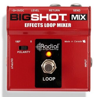 Radial Tonebone Bigshot Mix - True Bypass Wet/Dry Effects Loop Mixer
