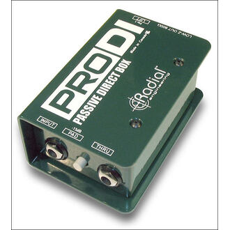 Radial ProDI Passive Direct Or DI Box With Custom Wound Transformer