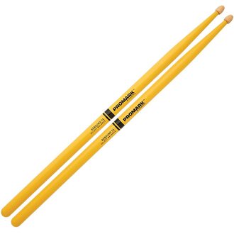 Promark Hickory 535 7A Drumsticks Yellow