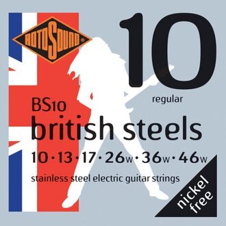Rotosound BS10 British Steel Electric Guitar String Set 10-46
