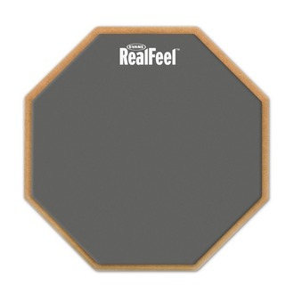 Evans RF12D RealFeel 2-Sided Practice Pad, 12 Inch