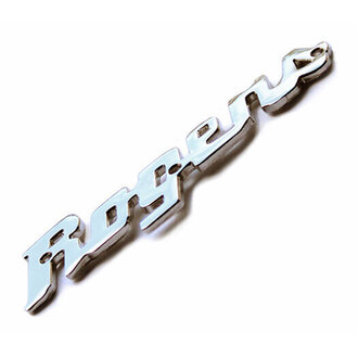 Rogers Script Logo Badge With Mounting Screws