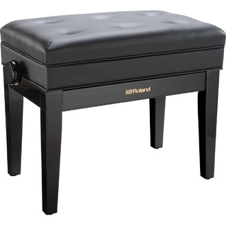 Roland RPB400PE Piano Bench with Cushioned Seat Polished Ebony