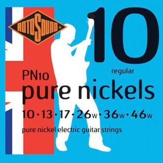Rotosound PN10 Pure Nickels Electric Guitar String Set 10 - 46