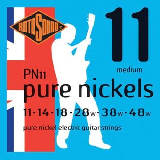 Rotosound PN11 Pure Nickels Electric Guitar String Set 11- 48