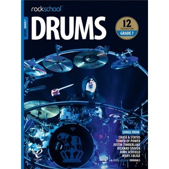 Rockschool Drums Grade 7 2018-2024 Bk/ola