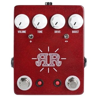 JHS Ruby Red Overdrive Fuzz Boost Fx Pedal