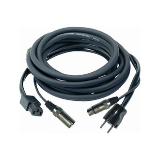 QuikLok S/396K-10 Signal/Power Cable w/XLRs and IEC