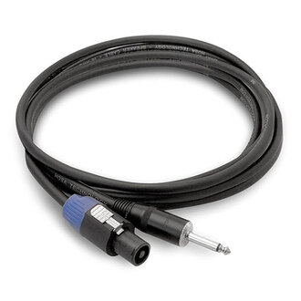 Hosa SKT410Q Pro Speaker Cable, REAN Loudspeaker to 1/4 in TS, 10 ft