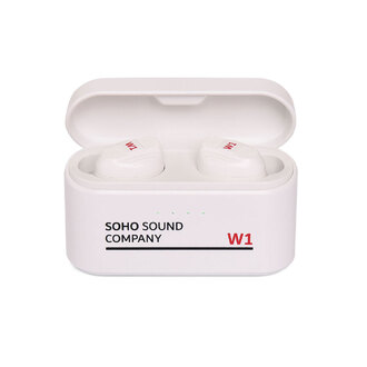SOHO W1 True Wireless Stereo Bluetooth Earbuds In White