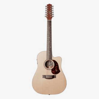 Maton SRS70C/12 Solid Road 12-String Cutaway Dreadnought Acoustic-Electric Guitar w/Case