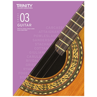 Trinity Classical Guitar Exam Pieces From 2020-2023 Grade 3