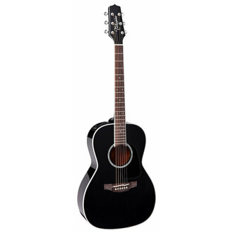 Takamine CP3NY BL Custom Pro Japan NY 'New Yorker' Black Acoustic-Electric Guitar in Case