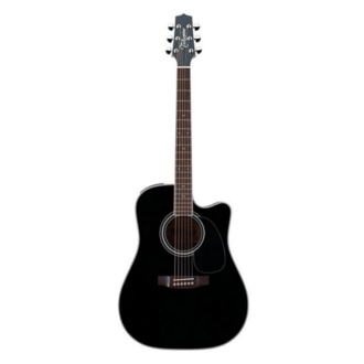 Takamine EF341SC Legacy Dreadnought Acoustic-Electric Guitar With Pickup Black Finish
