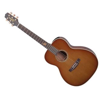 Takamine F77PTLH Legacy OM Acoustic-Electric Left Hand Guitar With Pickup Sunset Burst Finish