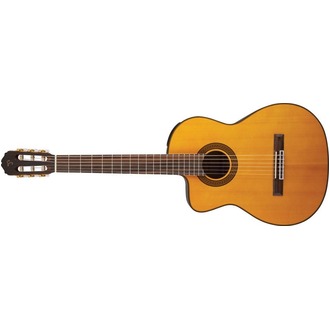 Takamine GC1CENAT LH Classical Acoustic-Electric Left Hand Guitar With Pickup Natural Finish
