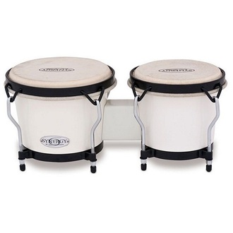 Toca Synergy Synthetic Series 6 & 7" Bongos In White 2100SW